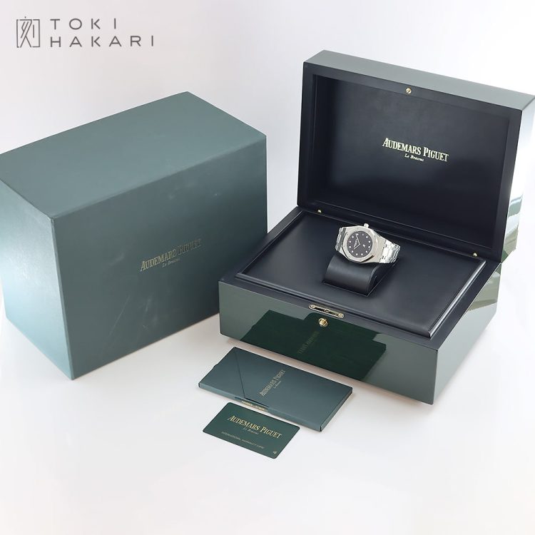 オーデマピゲ 時計ケース 箱 ボックス ダークグリーン 極美品 ロイヤルオーク 15400 メンズ レディース 一本用 - 時計用ケース